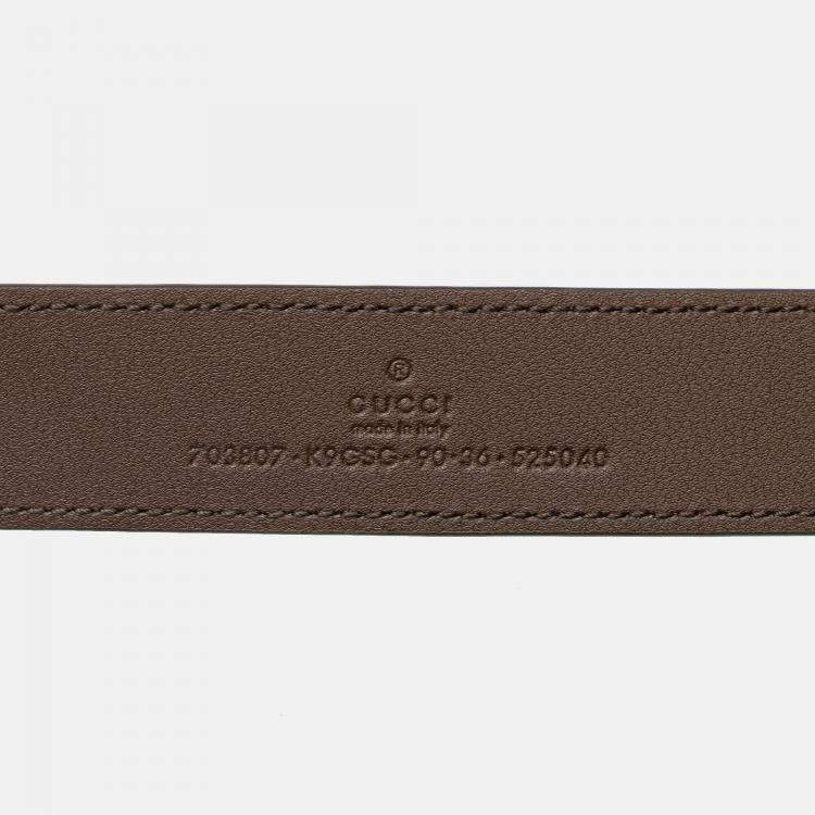 Pre Owned Gucci Brown GG Supreme Blondie Belt Bag