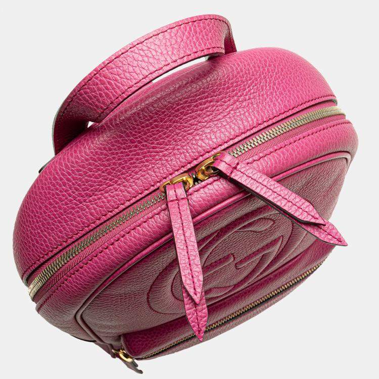 Pre Owned Gucci Leather Soho Backpack