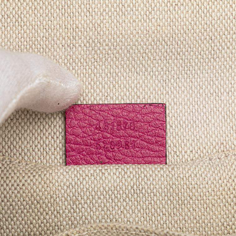 Pre Owned Gucci Leather Soho Backpack