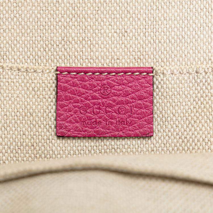 Pre Owned Gucci Leather Soho Backpack