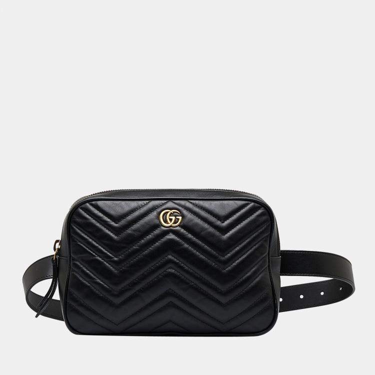 Authentic Gucci Black Belt Bag