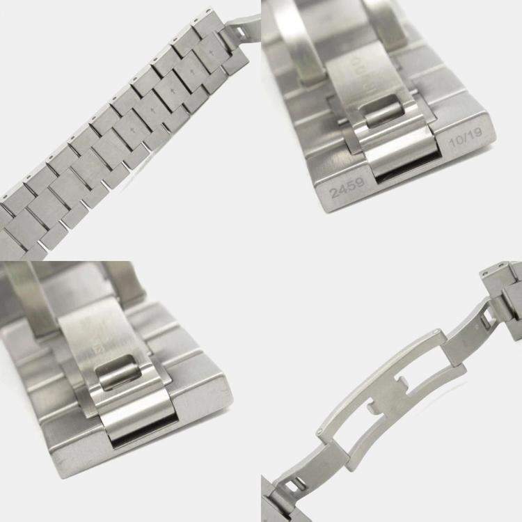 Pre Owned Gucci Grip YA157401 Quartz White Stainless Steel Women's Wristwatch 35 mm