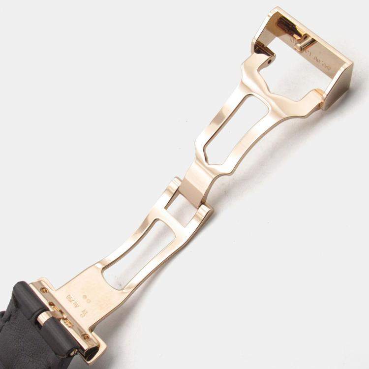 Pre Owned Gucci G-Timeless 717070 IDLA0 8599 Automatic Brown 18k Rose Gold Women's Wristwatch 40 mm