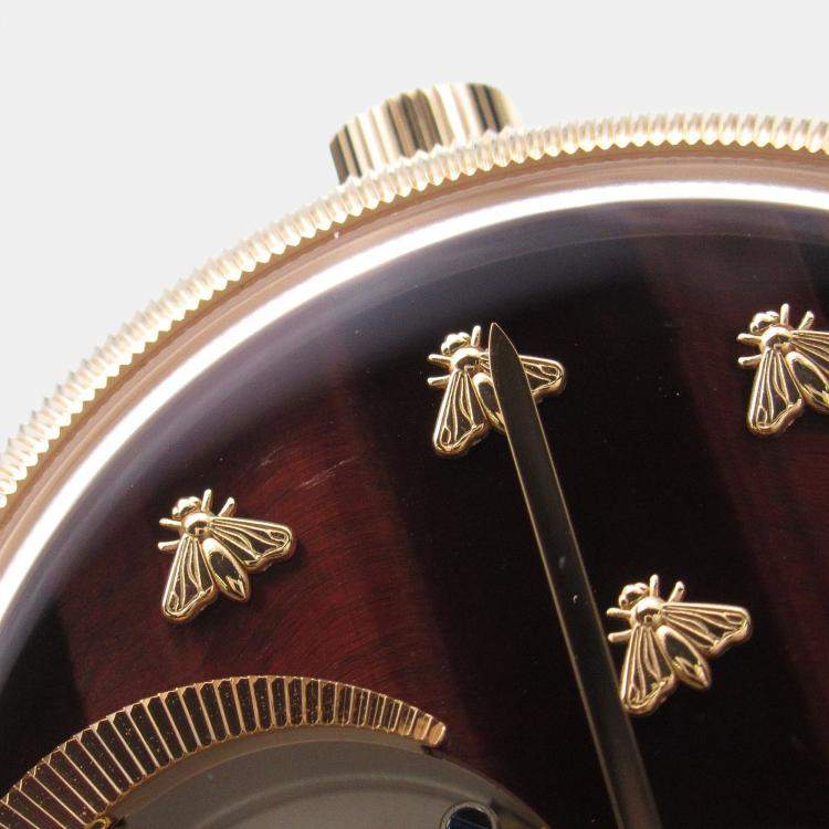 Pre Owned Gucci G-Timeless 717070 IDLA0 8599 Automatic Brown 18k Rose Gold Women's Wristwatch 40 mm