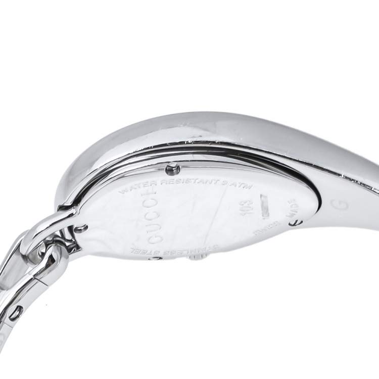 Pre Owned Gucci Silver Stainless Steel 103 Series Women's Wristwatch 22 mm