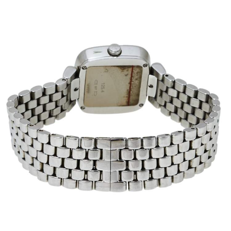 Pre Owned Gucci Brown Stainless Steel G-Gucci 125.4 Women's Wristwatch 32MM