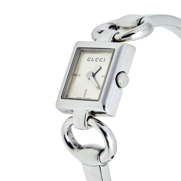 Gucci Women's YA126401 G-Timeless Stainless Steel Watch - Bezali