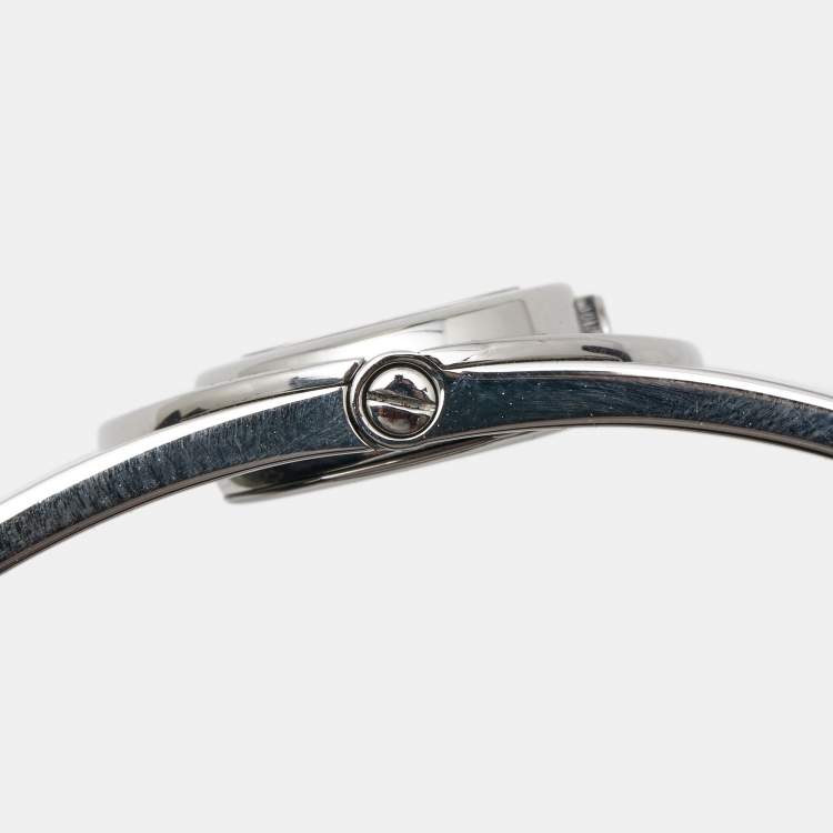 Pre Owned Gucci Brown Stainless Steel Twirl YA112501 Women's Wristwatch 23 mm