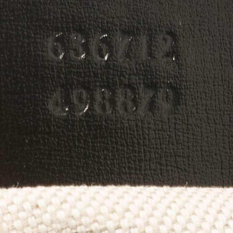 Pre Owned Gucci x Balenciaga Black/White Leather Medium The Hacker Project Jackie 1961 Hobo