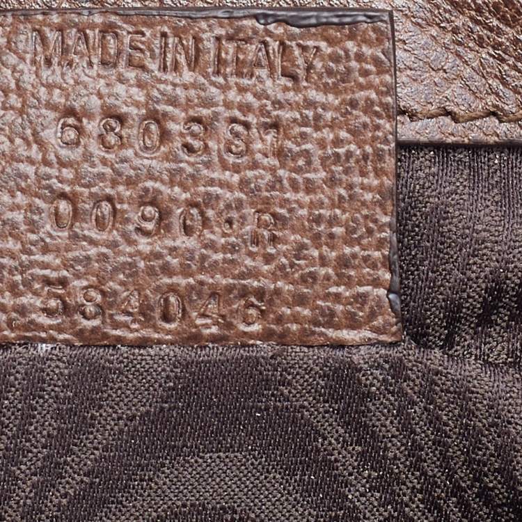 Pre Owned Gucci x Balenciaga Beige/Brown Supreme Canvas The Hacker Project Web Graffiti Laptop Pouch