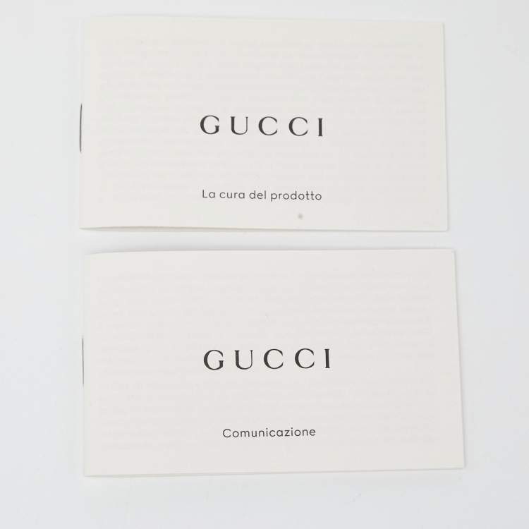 Pre Owned Gucci x Balenciaga Beige GG Canvas and Leather Trifold Wallet