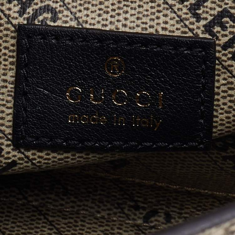 Pre Owned Gucci x Balenciaga Beige/Brown GG Supreme Canvas Hourglass Top Handle Bag