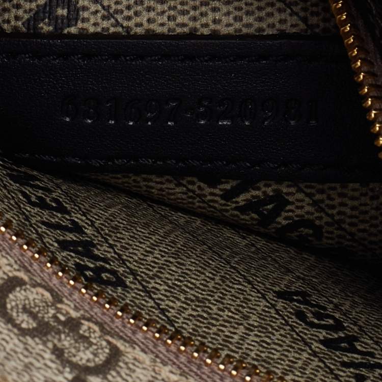 Pre Owned Gucci x Balenciaga Beige/Brown GG Supreme Canvas Hourglass Top Handle Bag