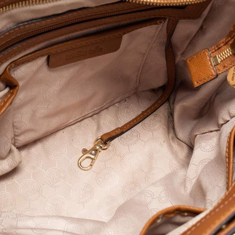 Pre Owned MICHAEL Michael Kors Brown Leather Hamilton Tote