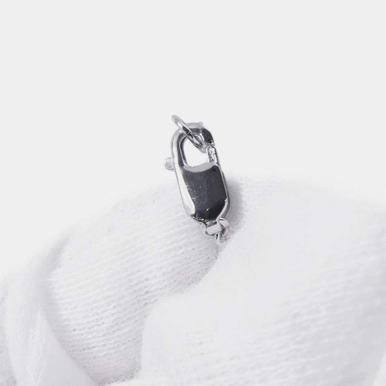 Pre Owned Harry Winston Round Cut Solitaire Diamond Platinum Pendant Necklace  