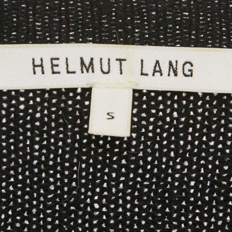 مملوكة مسبقًا Helmut Lang Black Wool & Cashmere Sweater S