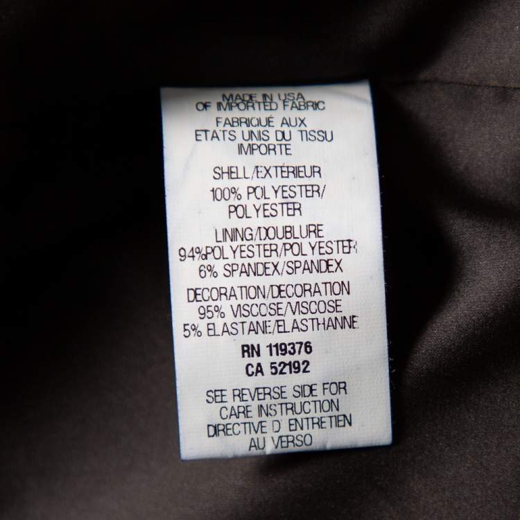 Pre Owned Helmut Lang Black Textured Synthetic Raze Tank Top M 