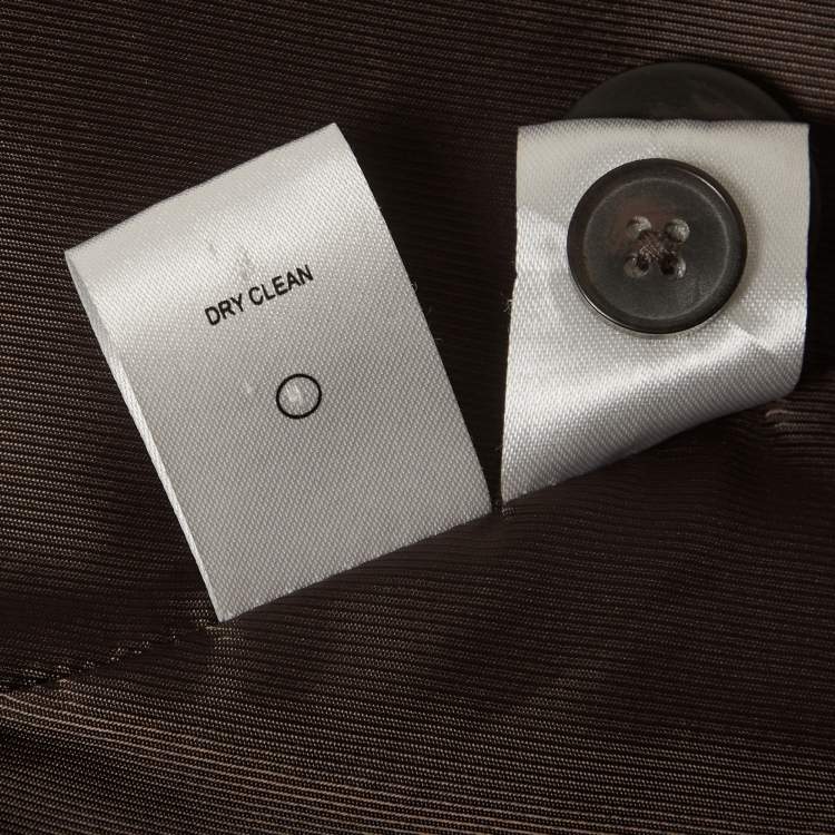 Pre Owned Helsa Brown Wool Double Breasted Blazer M