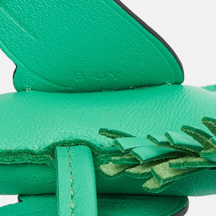 Pre Owned Hermès Vert Comics Milo Leather GriGri Rodeo Pegase Bag Charm PM