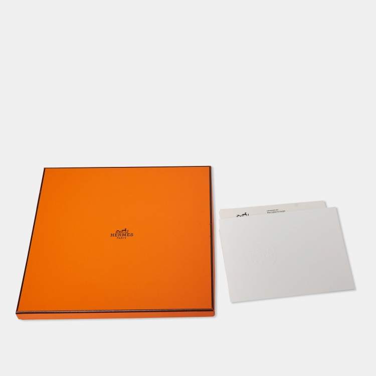 Pre Owned Hermès Pink/Yellow Printed Silk Double Face Tatersale En Zigzag Scarf