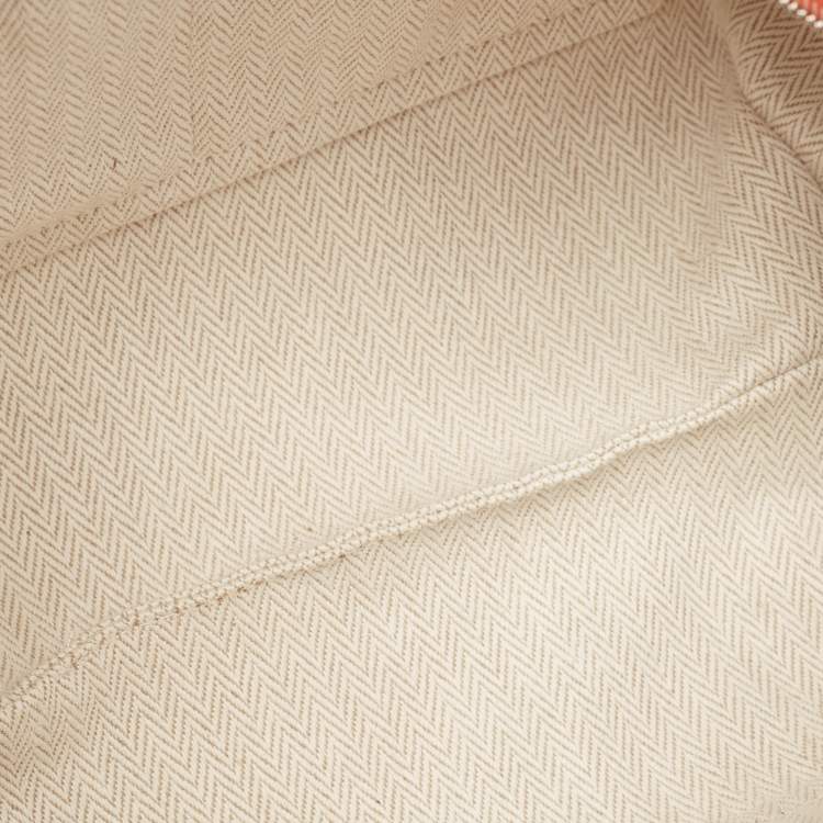 Pre Owned Hermes Rouge/Bleu H Natte Merino Wool Small Bride-a-Brac Pouch