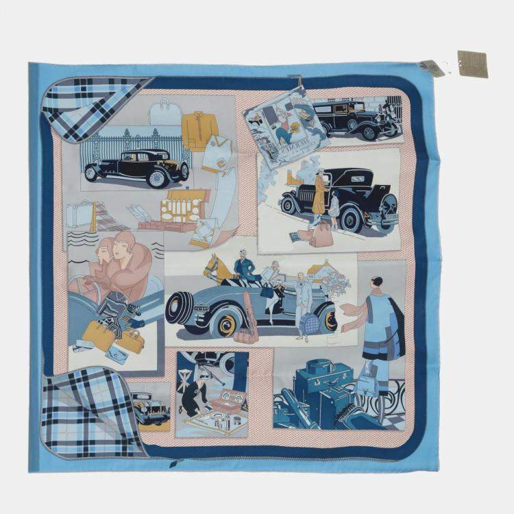 Pre Owned Hermes L'Elegance et le Confort en Automobile Silk Scarf