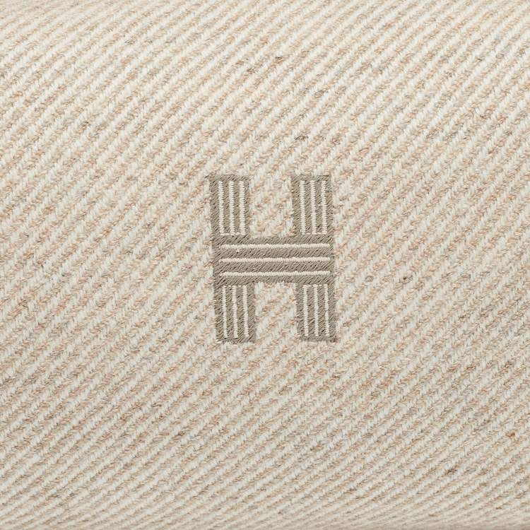 Pre Owned Hermès Seigle Wool Small Bride-a-Brac Au Carre Pouch