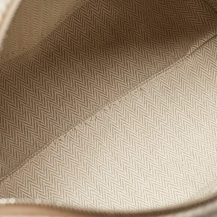 Pre Owned Hermès Seigle Wool Small Bride-a-Brac Au Carre Pouch