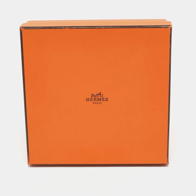 Pre Owned Hermes Rouge Casaque/Rose Jaipur Epsom Leather Brushed Constance Buckle Reversible Belt 105 CM