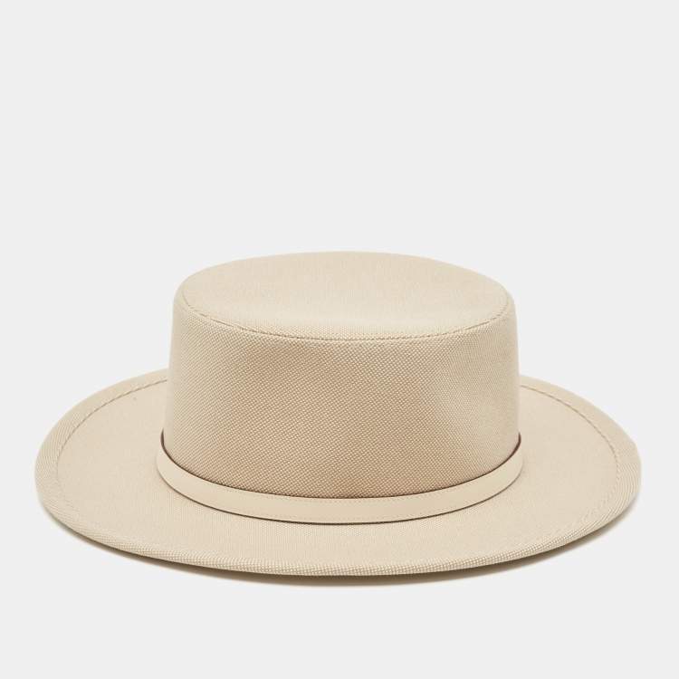 Pre Owned Hermès Desert/Nata Cotton Hampton Plein Air Hat