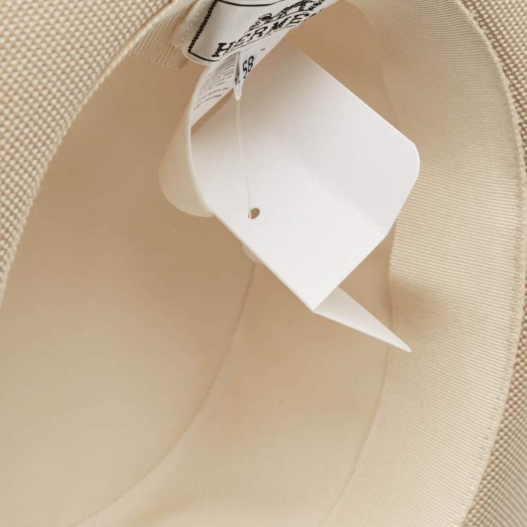 Pre Owned Hermès Desert/Nata Cotton Hampton Plein Air Hat
