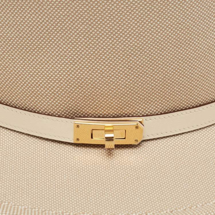 Pre Owned Hermès Desert/Nata Cotton Hampton Plein Air Hat