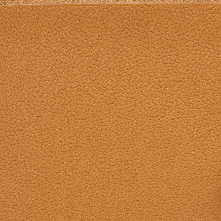 Pre Owned Hermes Sand Clemence Leather Ulysse MM Notebook Cover