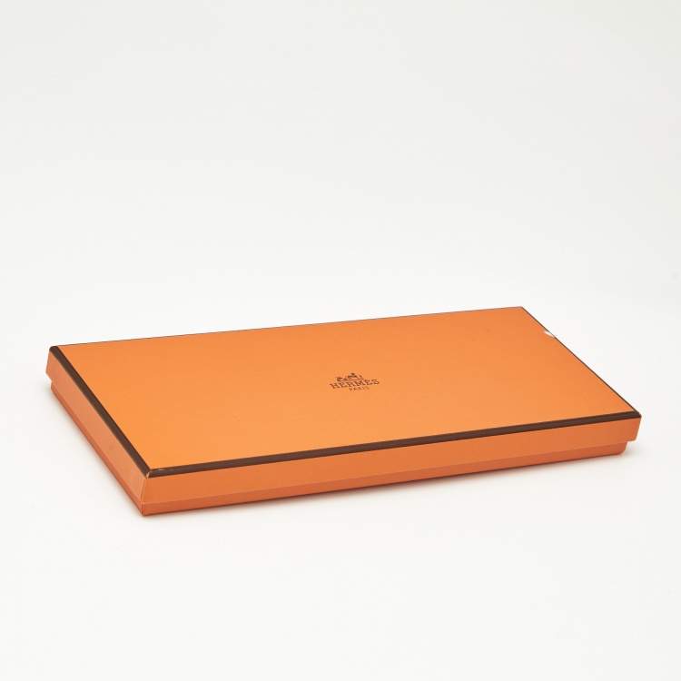 Pre Owned Hermès Bleu de Malte/Anemone/Natural Milo Leather GriGri Rodeo Bag Charm MM