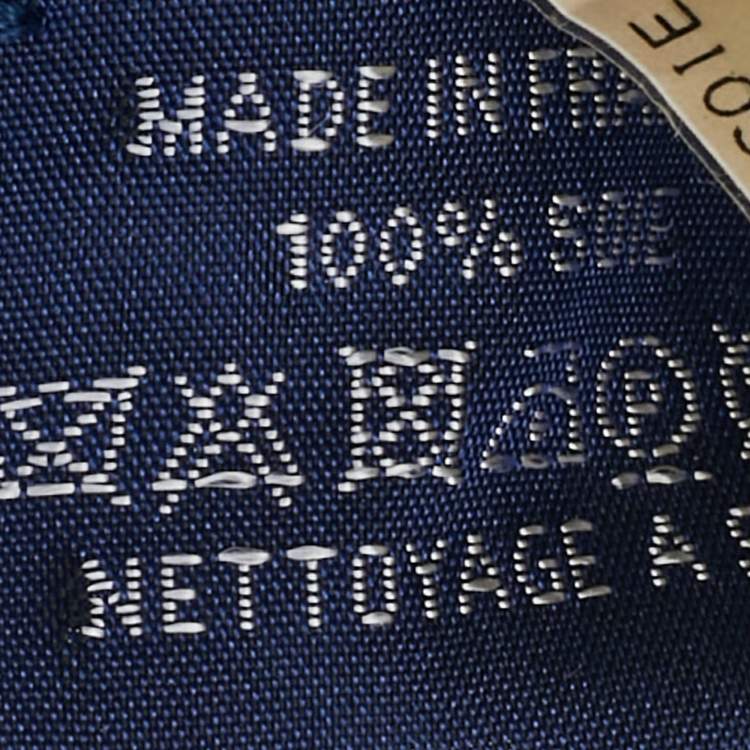 Pre Owned Hermes Cobalt Blue Cheval Phoenix Silk Twilly