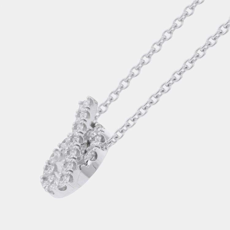 Pre Owned Hermes Pendant Inesse 00 18K White Gold