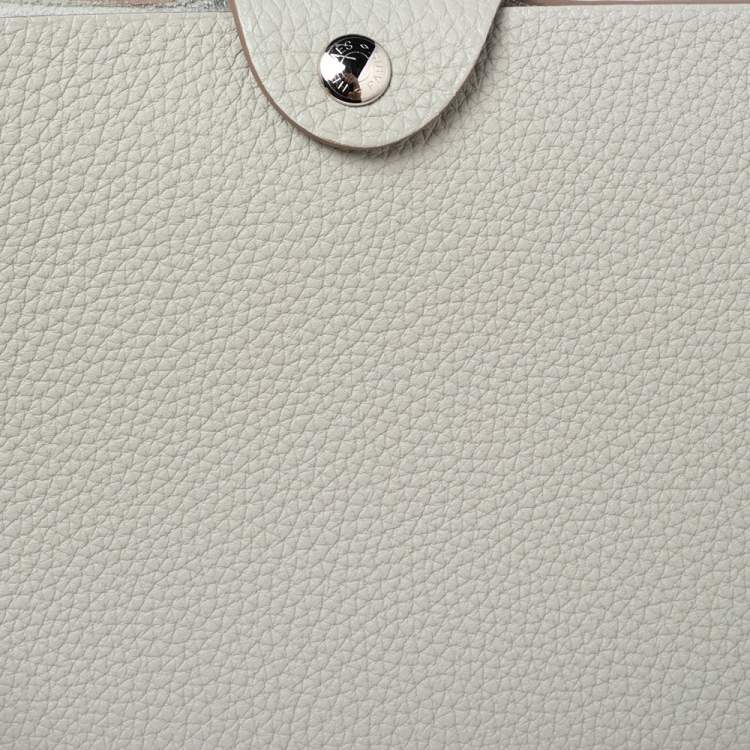 Pre Owned Hermes Gris Perle Veau Togo Ulysse PM Agenda Cover