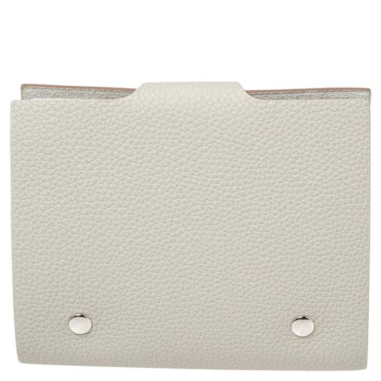 Pre Owned Hermes Gris Perle Veau Togo Ulysse PM Agenda Cover
