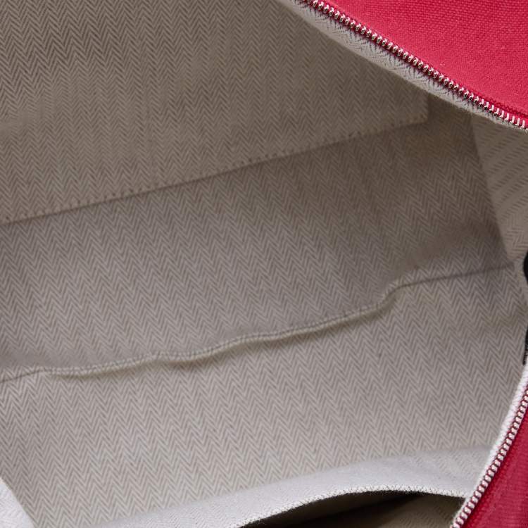 Pre Owned Hermes Carmin Toile Large Bride-A-Brac Cosmetic Pouch