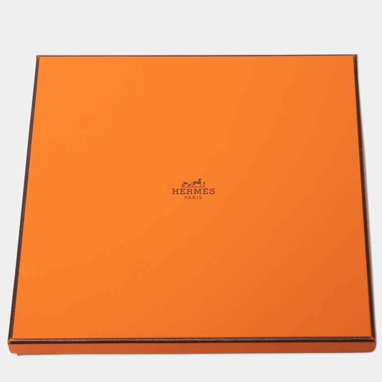 Pre Owned Hermes Rose/Rouge Brides de Gala Double Face Silk Scarf