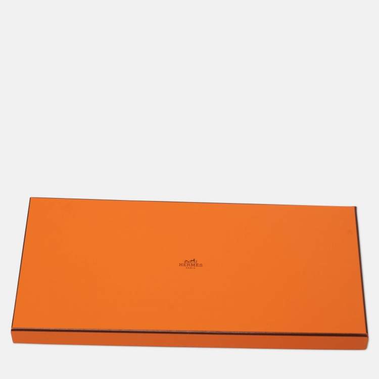 Pre Owned Hermes Bleu Cobalt/Naturel Eperon d'or Cashmere & Silk Shawl