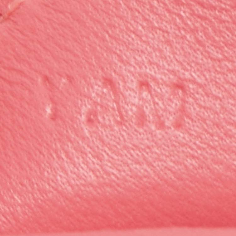 Pre Owned Hermes Rose Azalee Milo Leather Rodeo Grigri Bag Charm PM