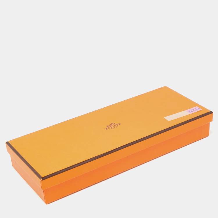 Pre Owned Hermes Natural/Ombre Leather and Lizard Oran Nano Charm