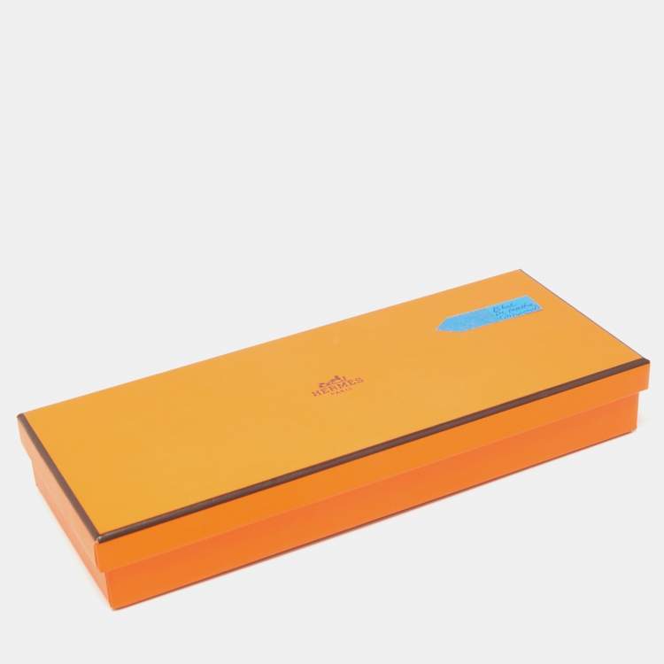 Pre Owned Hermes Blue de Malte/Kraft/Violet Milo Leather Rodeo Bag Charm PM