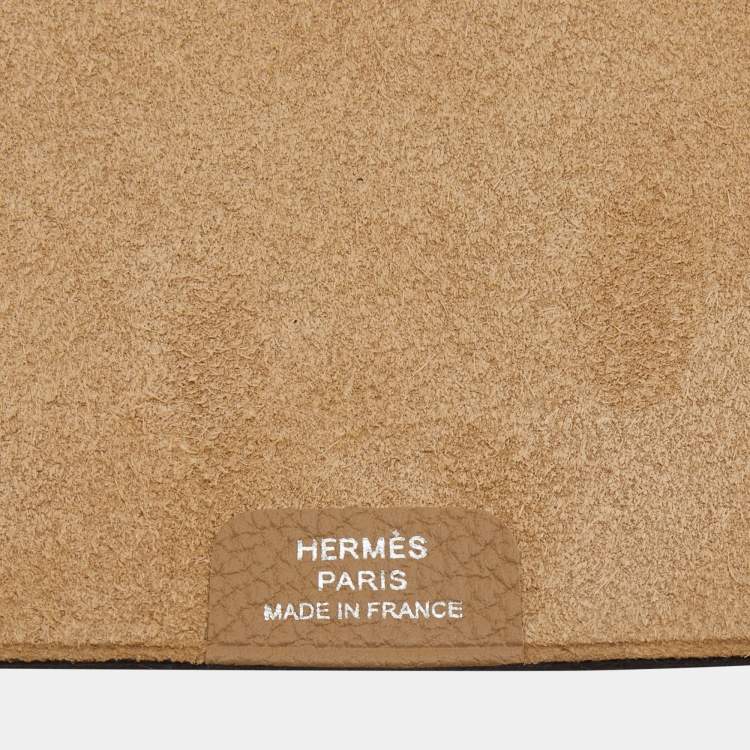 Pre Owned Hermes Chai Togo Leather Ulysse MM Notebook Cover 