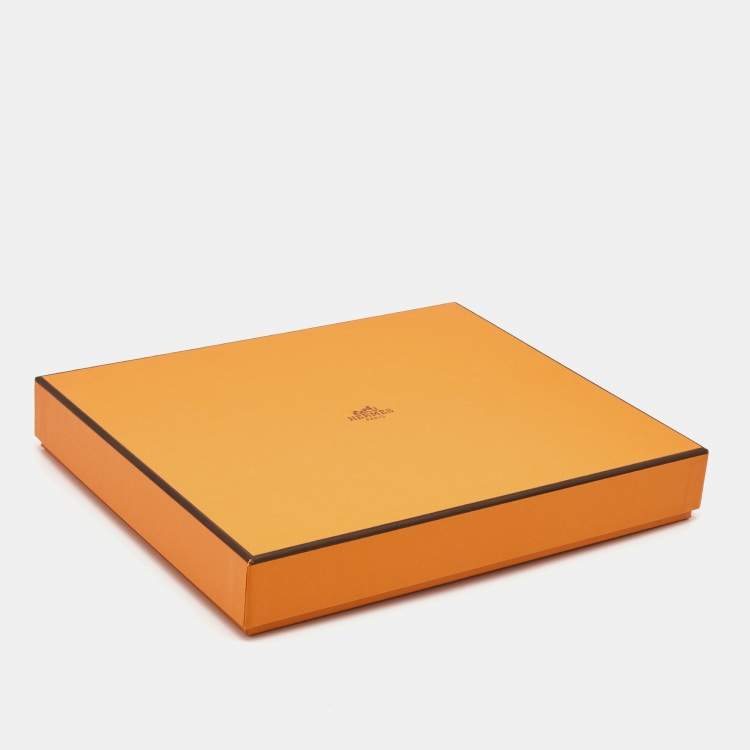 Pre Owned Hermes Chai Togo Leather Ulysse MM Notebook Cover 