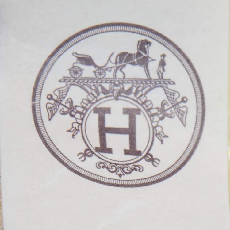 Pre Owned Hermès Orange Dress Code Silk Twilly