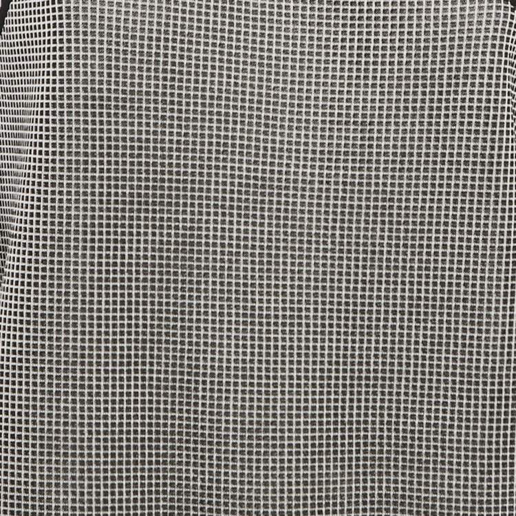 Pre Owned Hermes Black Printed Silk and Silk Knit Mosaique du Faubourg Top M