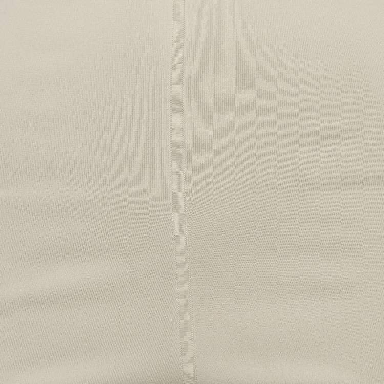 Pre Owned Hermès Grey Stretch Knit Yoga Shorts S