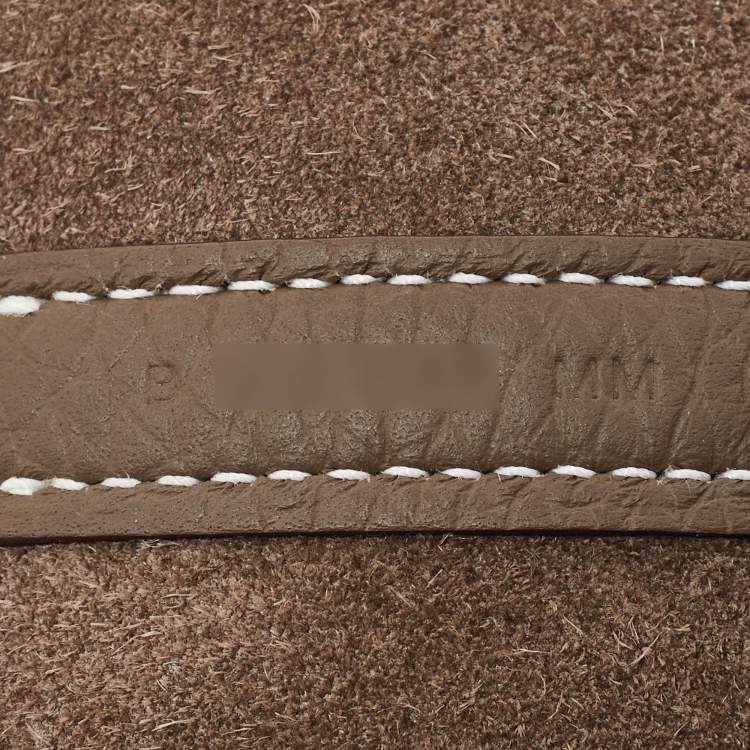 Pre Owned Hermès Etoupe Taurillon Clemence Leather Picotin Lock 22 Bag